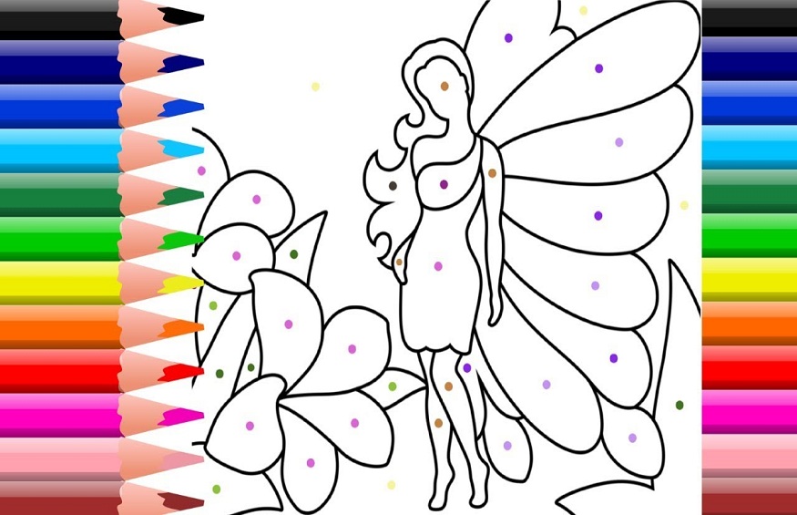 Learn Fairies’ colorings pages